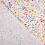 Poplin Cotton Printed Small Flowers Paste - Ribes y Casals