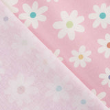 Pink Daisy Print Cotton Poplin - Ribes y Casals