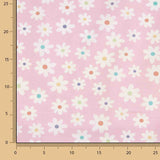 Pink Daisy Print Cotton Poplin - Ribes y Casals