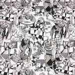 Monochrome Abstract Art Tapestry - Ribes y Casals