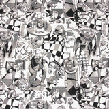 Monochrome Abstract Art Tapestry - Ribes y Casals