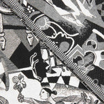 Monochrome Abstract Art Tapestry - Ribes y Casals