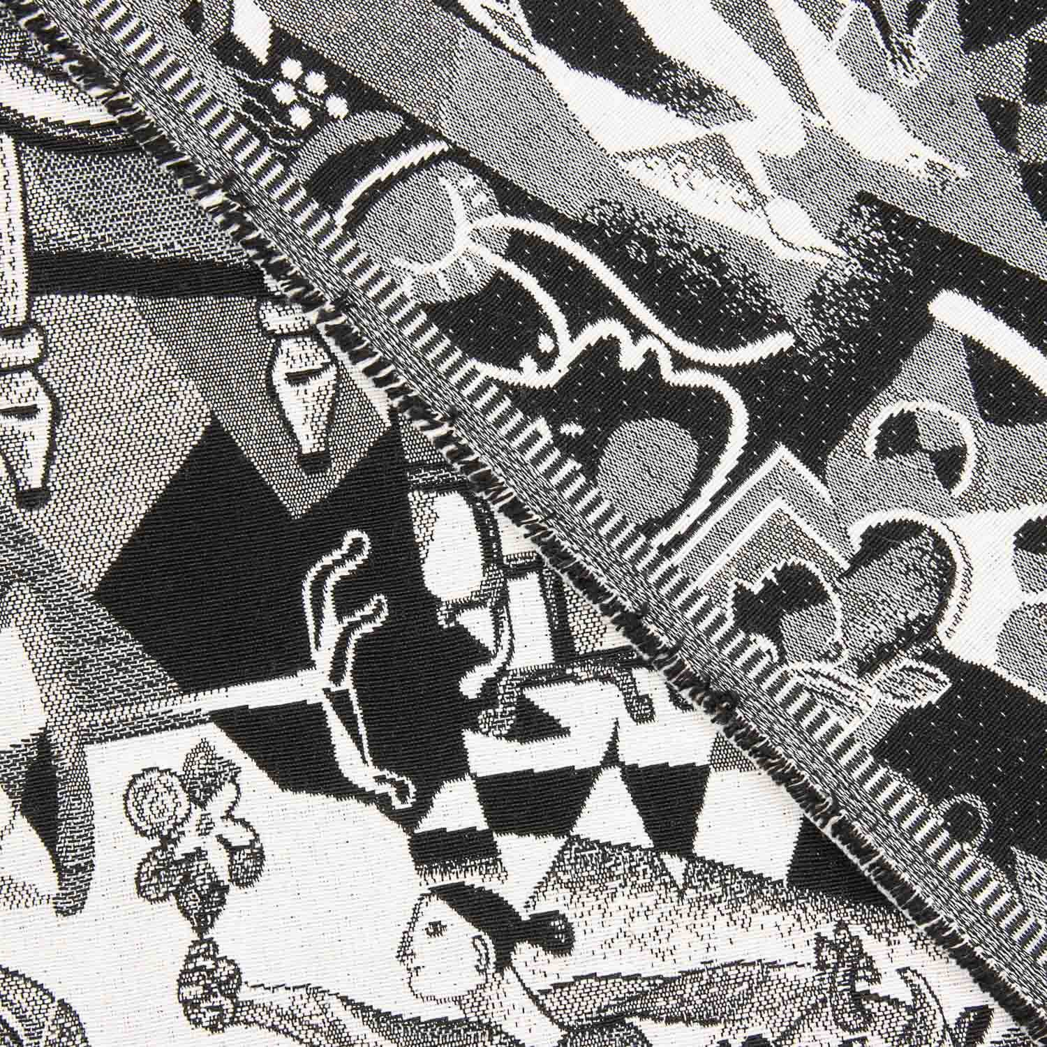 Monochrome Abstract Art Tapestry - Ribes y Casals