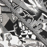 Monochrome Abstract Art Tapestry - Ribes y Casals