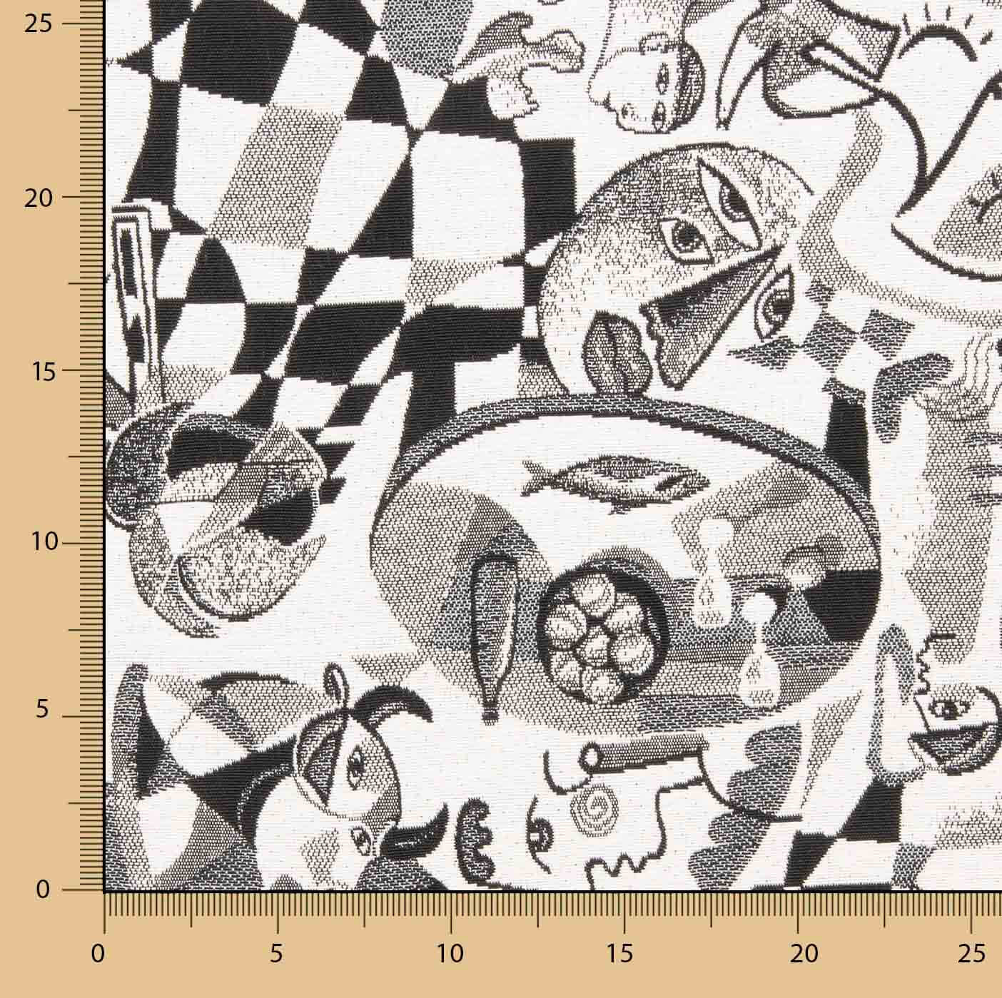 Monochrome Abstract Art Tapestry - Ribes y Casals