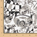 Monochrome Abstract Art Tapestry - Ribes y Casals