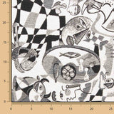 Monochrome Abstract Art Tapestry - Ribes y Casals