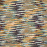 Multicoloured Earth-Toned Ikat Stripes Tapestry - Ribes y Casals
