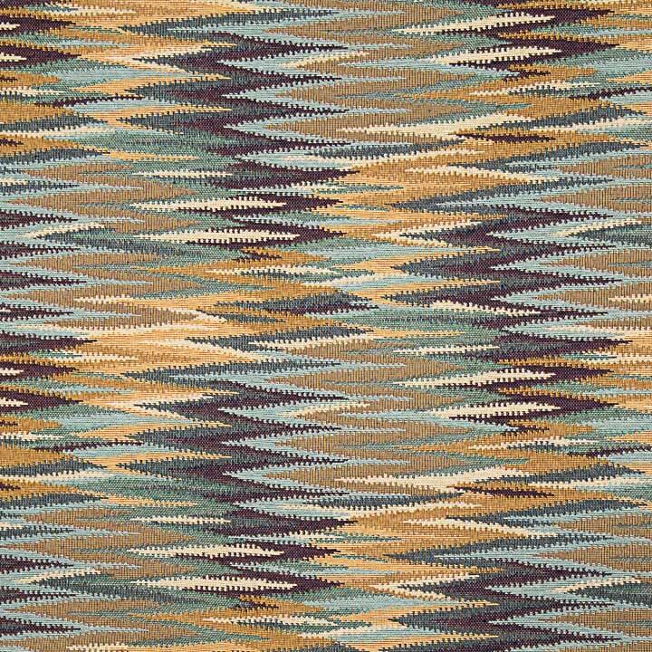 Multicoloured Earth-Toned Ikat Stripes Tapestry - Ribes y Casals