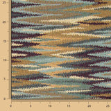Multicoloured Earth-Toned Ikat Stripes Tapestry - Ribes y Casals