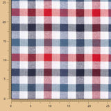 Inca Checkered Canvas Blue – Red - Ribes y Casals