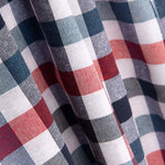 Inca Checkered Canvas Blue – Red - Ribes y Casals