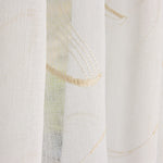 Featherfeather Embroidered Net Net Curtain Sand - Ribes y Casals