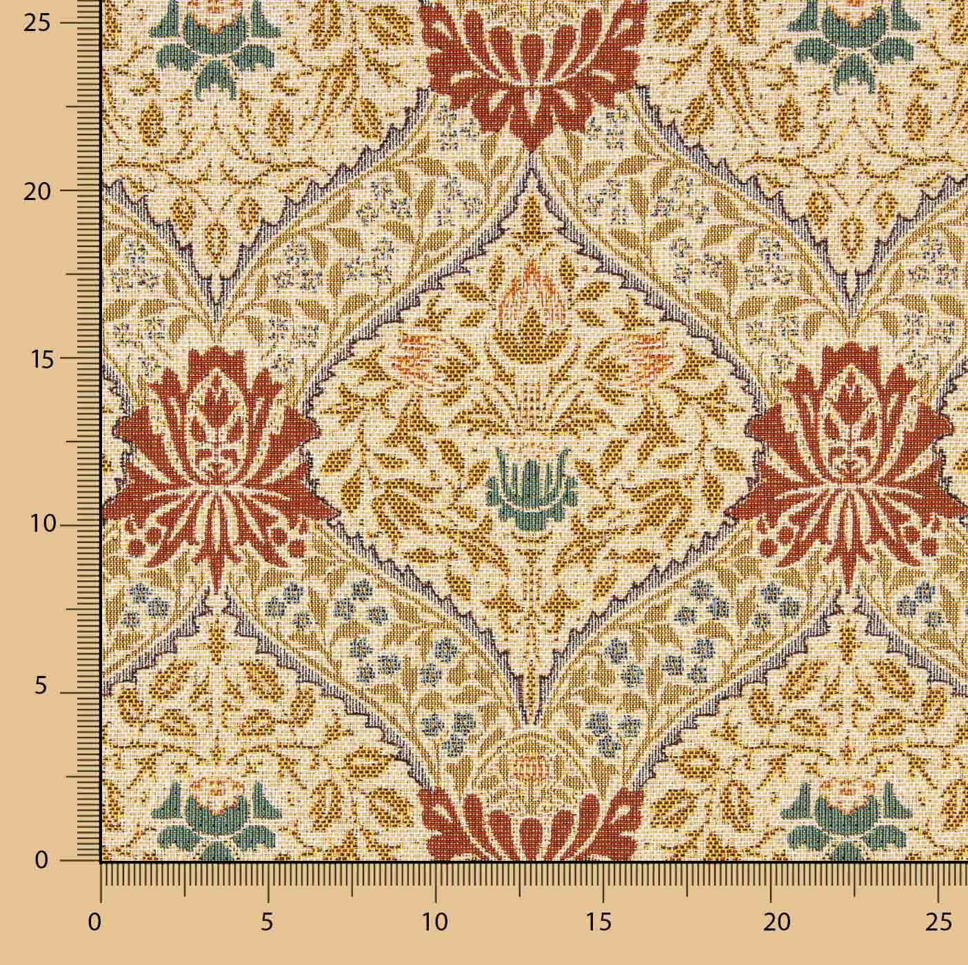 Beige Damask Tapestry - Ribes y Casals