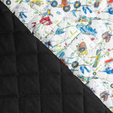 Quilted Liberty Style Cotton with Black Lining - Ribes y Casals