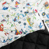 Quilted Liberty Style Cotton with Black Lining - Ribes y Casals