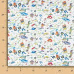 Quilted Liberty Style Cotton with Black Lining - Ribes y Casals