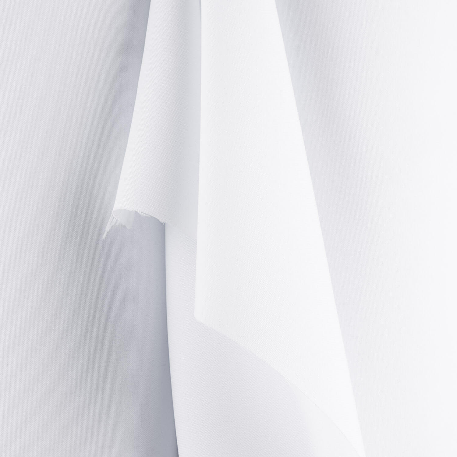 White Polyester Flat Roll 150 cm – 25 Metre Piece - Ribes y Casals