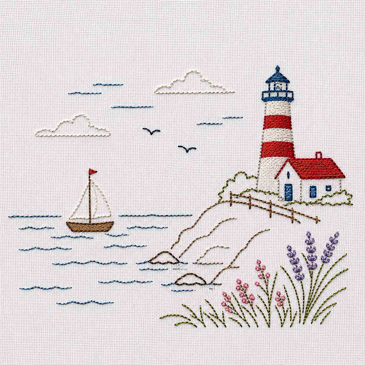 Fil Tiré canvas (8 threads/cm) - Ribes y Casals