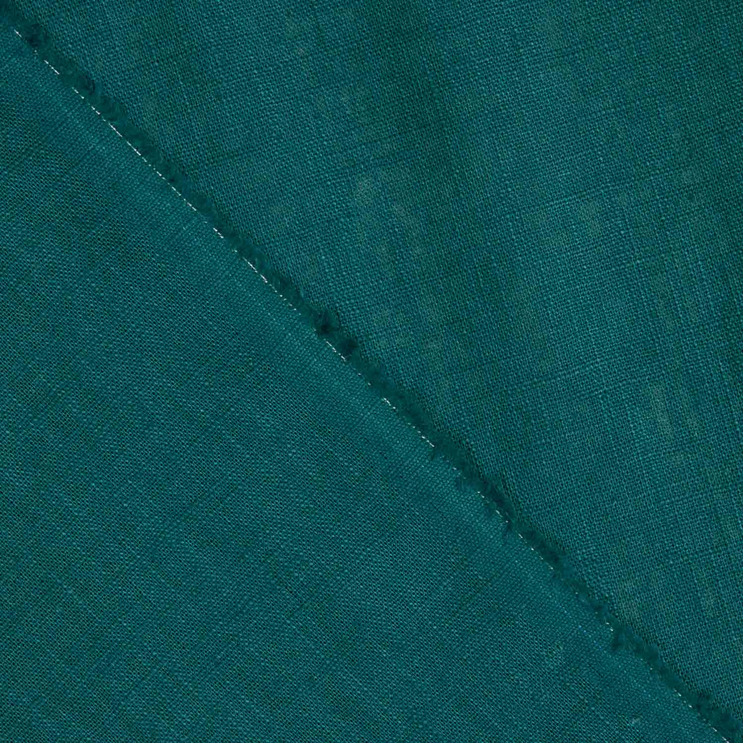 Washed Linen C51 Petrol Green - Ribes y Casals