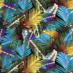 Blue Palm Print Viscose - Ribes y Casals