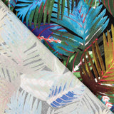 Blue Palm Print Viscose - Ribes y Casals