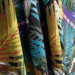 Blue Palm Print Viscose - Ribes y Casals