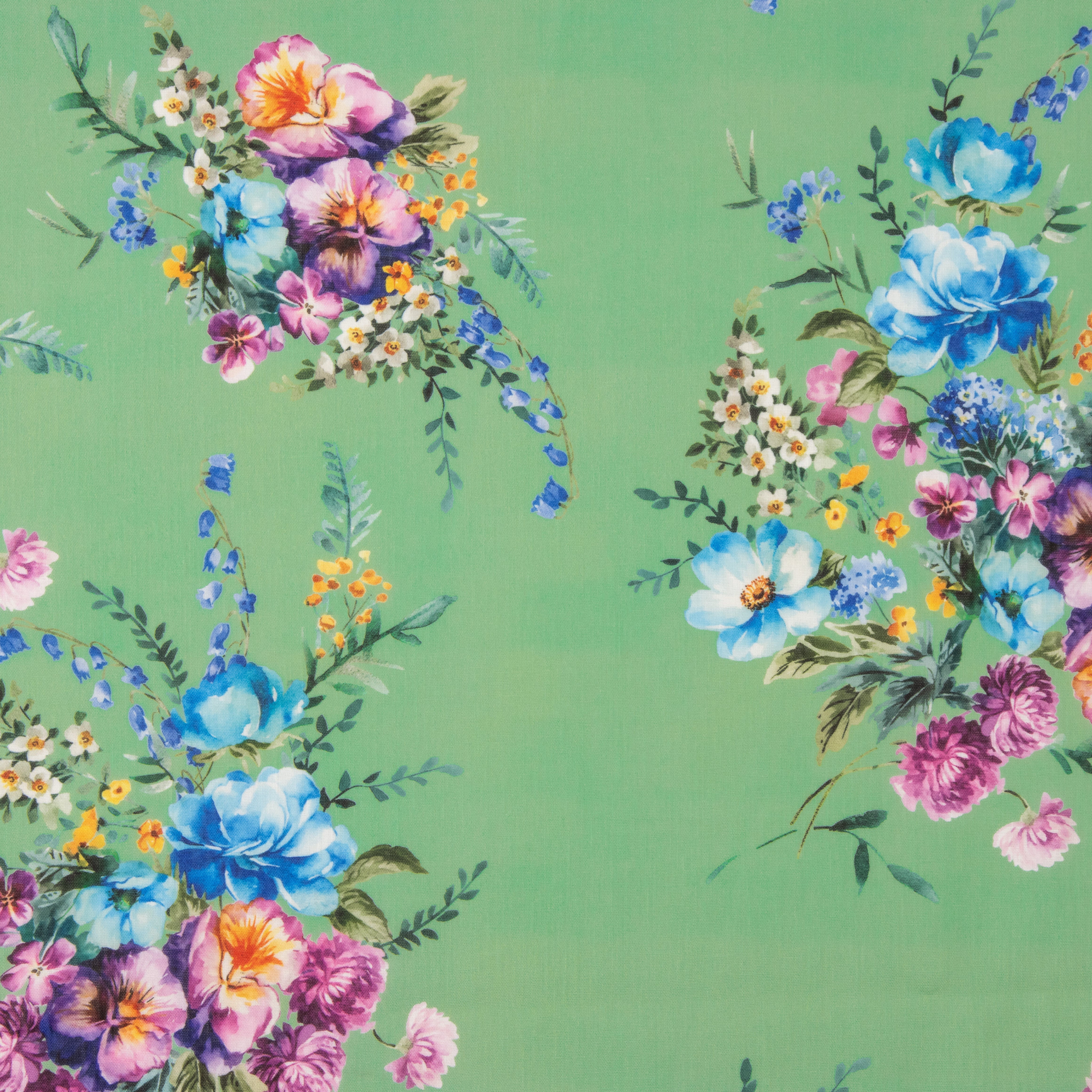 Rustic Green Floral Print - Ribes y Casals