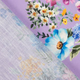 Rustic Floral Print Mauve - Ribes y Casals