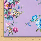 Rustic Floral Print Mauve - Ribes y Casals