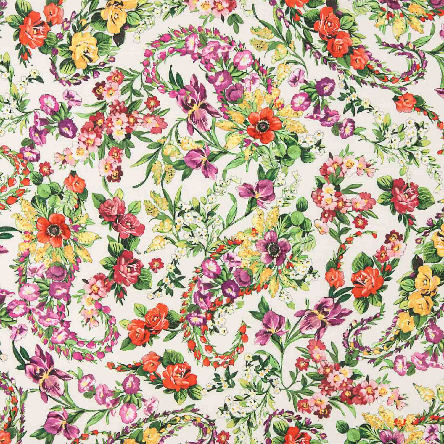 Rustic Ivory Cashmere Print - Ribes y Casals