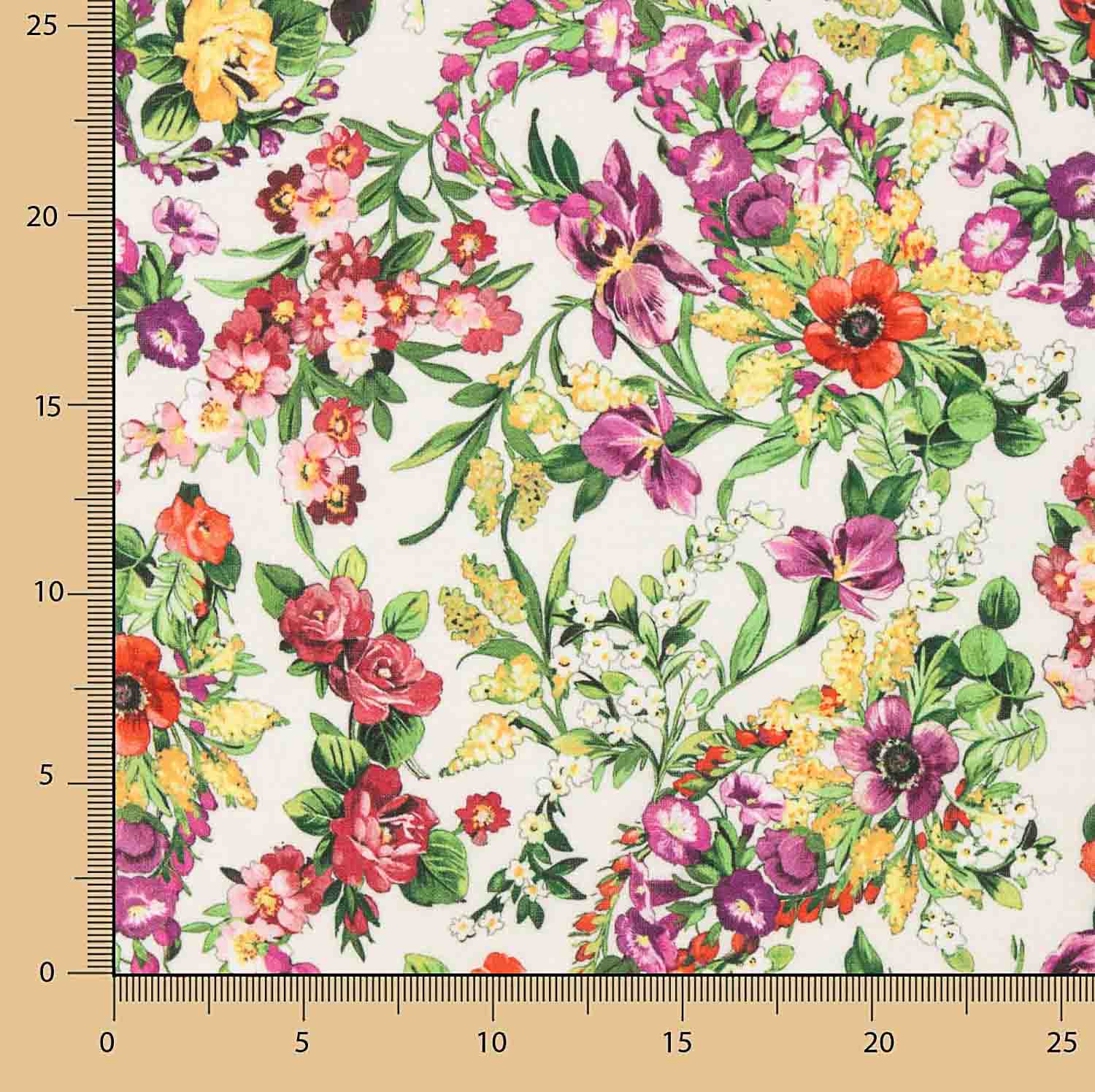 Rustic Ivory Cashmere Print - Ribes y Casals