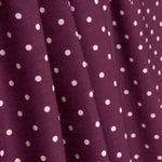 Rustic Moon Print 4mm Burgundy - Ribes y Casals