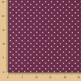 Rustic Moon Print 4mm Burgundy - Ribes y Casals