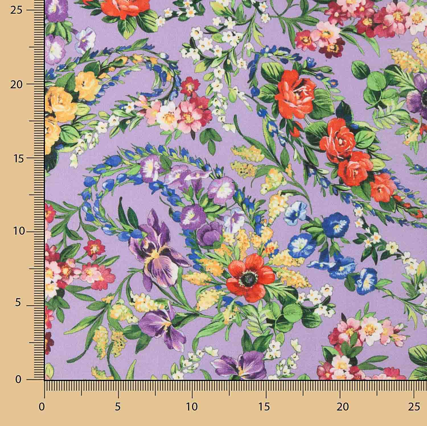 Rustic Print Cashmere Mauve - Ribes y Casals