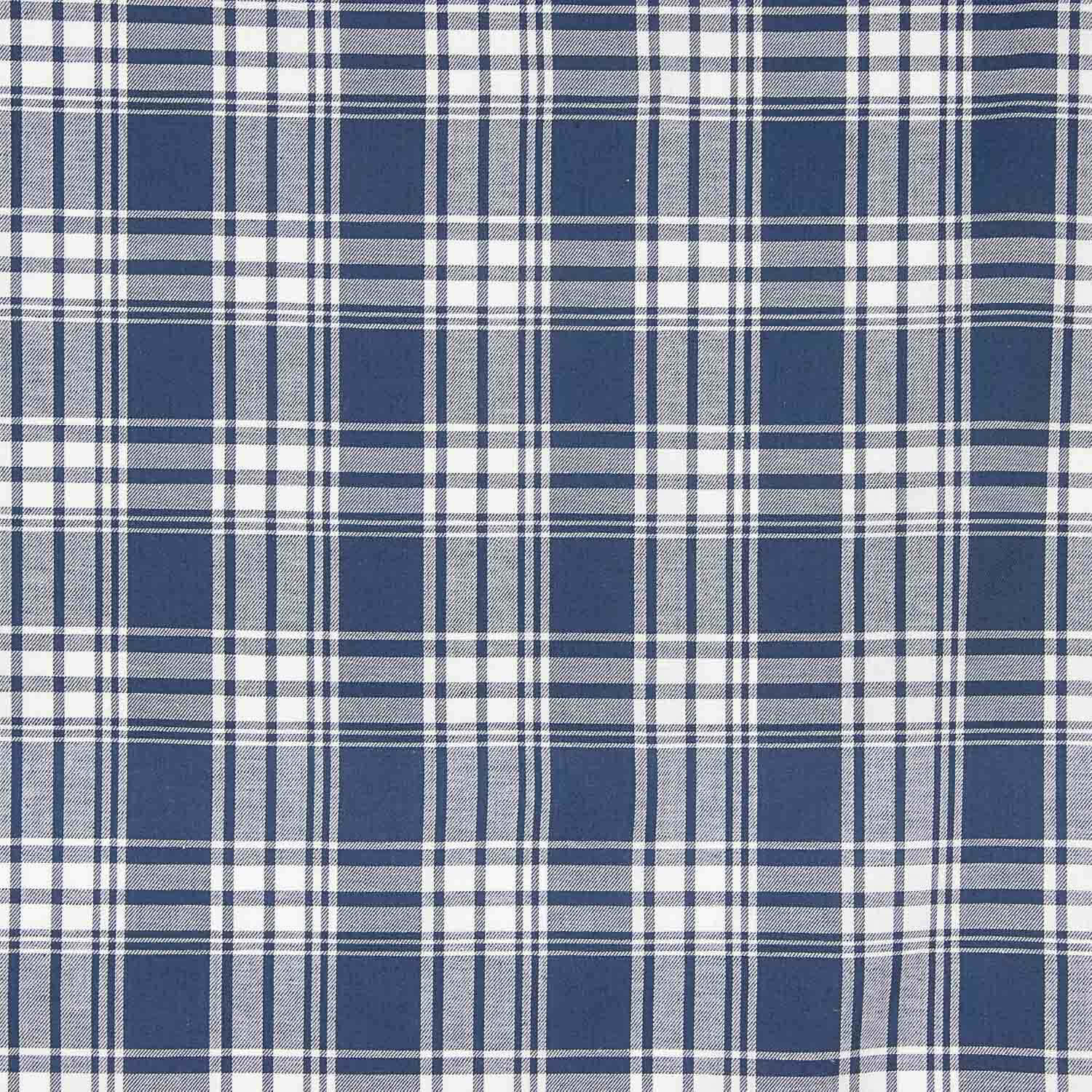 Viyela Kansas Blue and White Checkered Shirt - Ribes y Casals