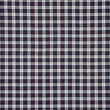 Viyela Aberdeen Navy-Burgundy Check - Ribes y Casals