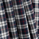 Viyela Aberdeen Navy-Burgundy Check - Ribes y Casals