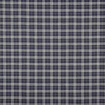 Viyela Edinburgh Navy Blue-Grey Check - Ribes y Casals