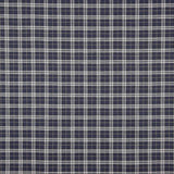 Viyela Edinburgh Navy Blue-Grey Check - Ribes y Casals