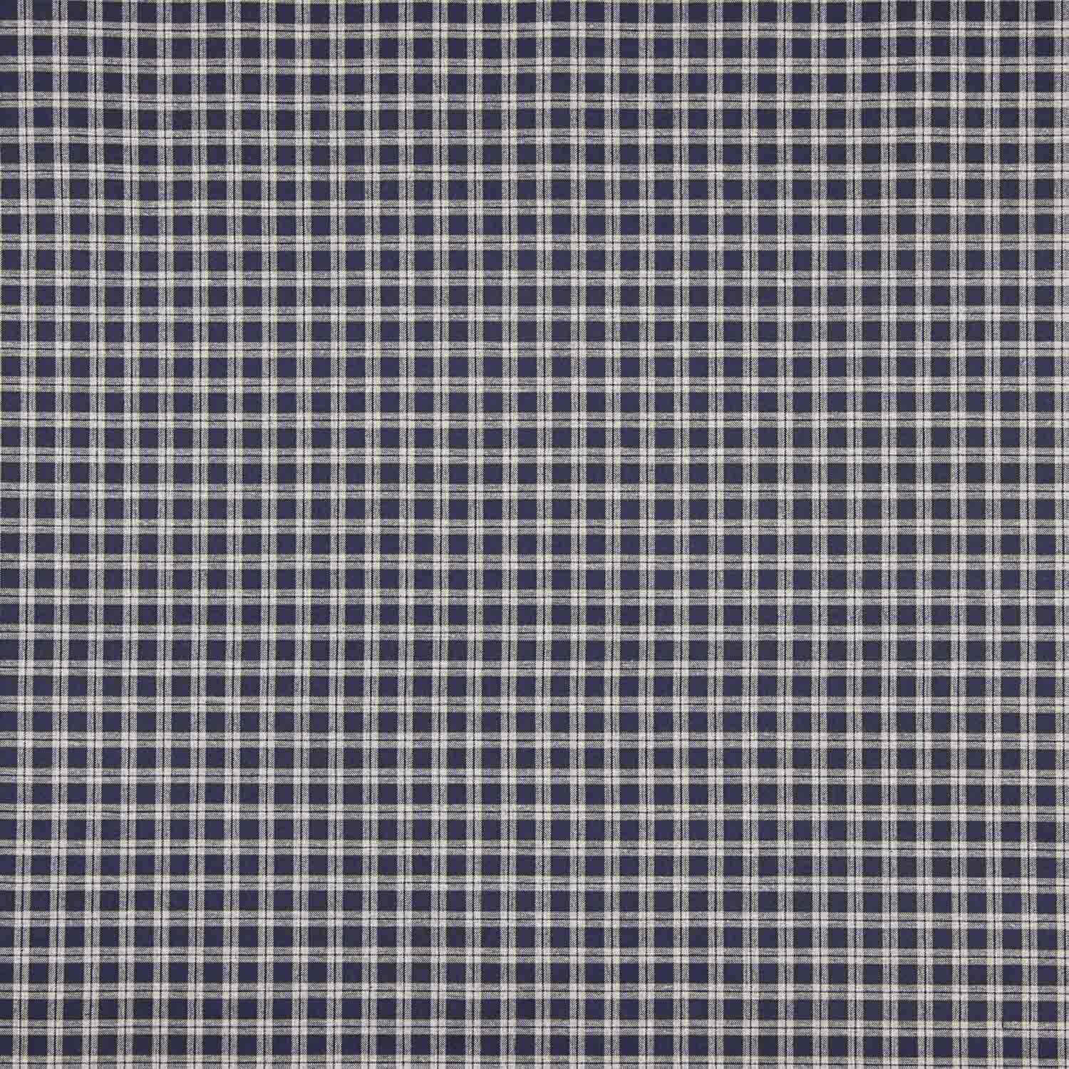 Boston Navy-Grey Checked Viyela - Ribes y Casals