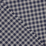 Boston Navy-Grey Checked Viyela - Ribes y Casals