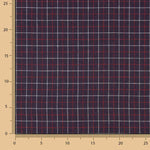 Viyela Norway Navy-Red Check - Ribes y Casals