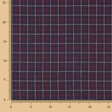 Viyela Norway Navy-Red Check - Ribes y Casals