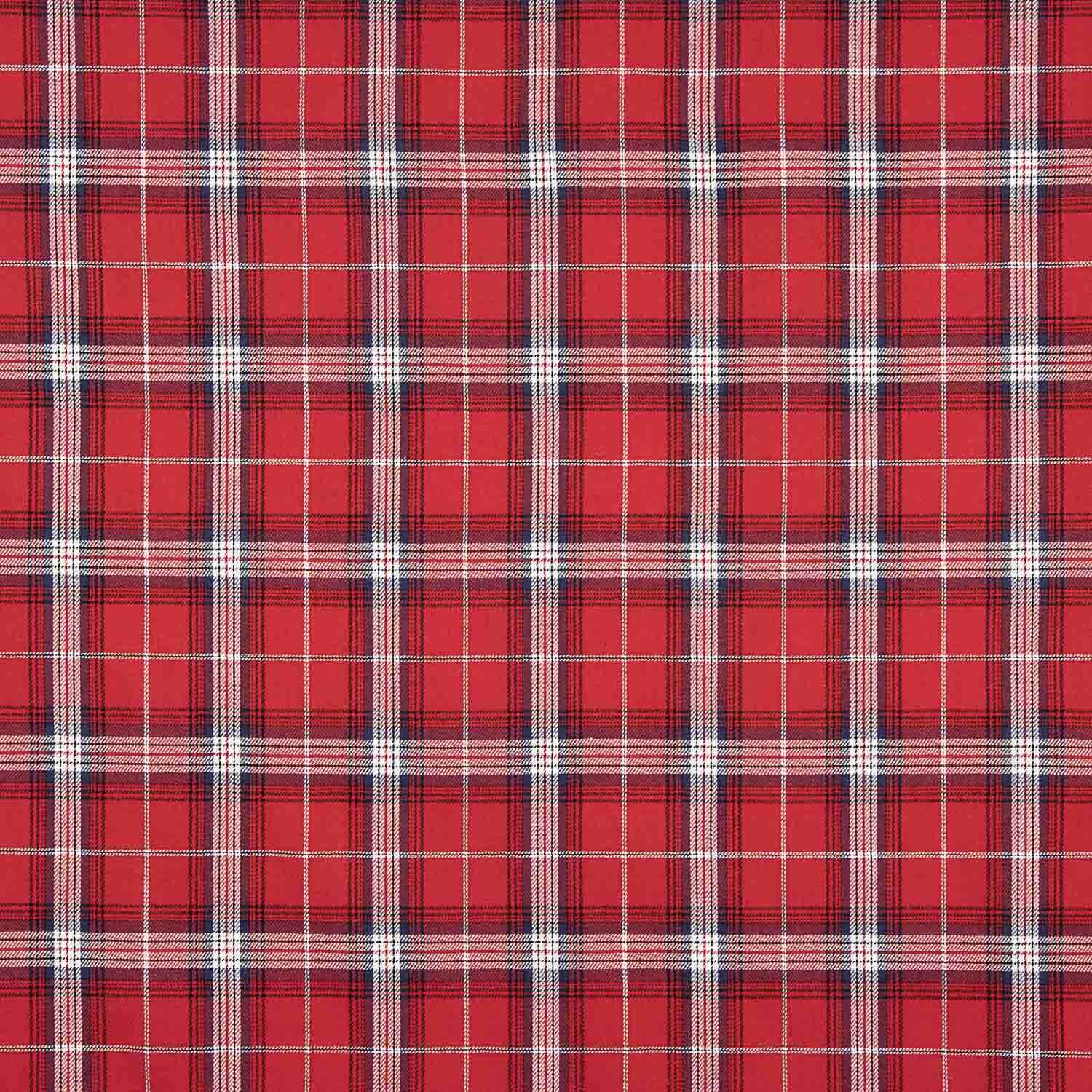 Glasgow Red Checkered Shawl - Ribes y Casals
