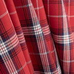 Glasgow Red Checkered Shawl - Ribes y Casals