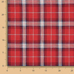 Glasgow Red Checkered Shawl - Ribes y Casals