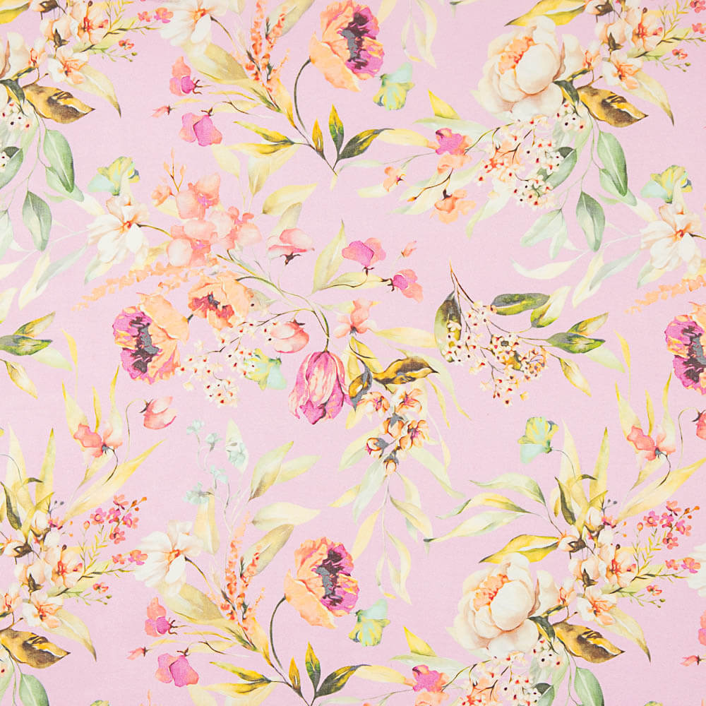 Natural Silk Chiffon Cremona Magenta - Ribes y Casals