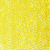 Velvet Spandex Snake Yellow - Ribes y Casals