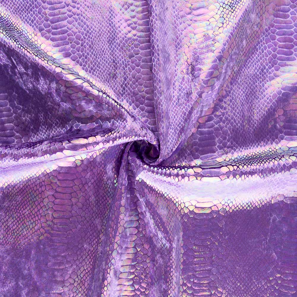Velvet Spandex Snake Purple - Ribes y Casals